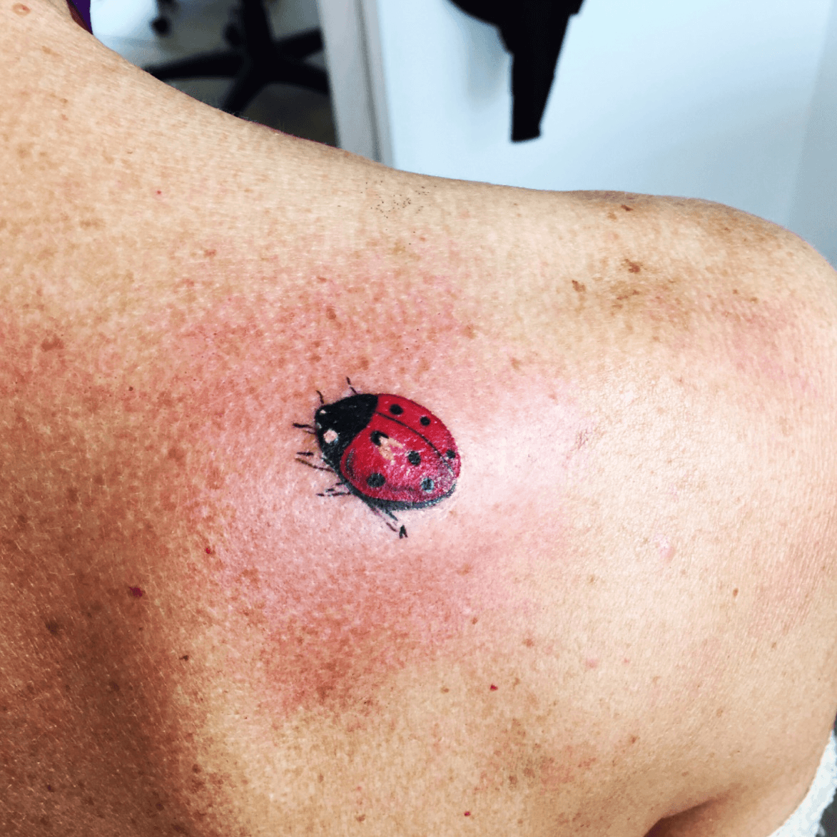 3DNippleTattoo on Twitter Teeny tiny micro ladybird tattoo huddersfield  holmfirth helentattoo httptcoWIxW3GlSwg  Twitter