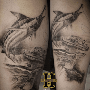 #megandreamtattoo The Old Man and the Sea by Hemingway is one of my favourite novels of all time. I want to get a marlin to symbolise the strengths and values of the old man and his quest to capture the giant marlin. 