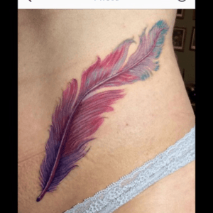Freehand feather 