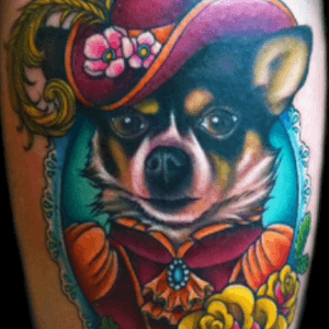Would love to get my dog tattoed by Megan in this style #megandreamtattoo 