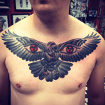 Custom #naruto tattoo for Will #crow #blackandgrey #chest 