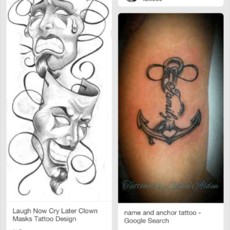 Laugh Now Cry Later Tattoo Meanings Designs and Ideas  TatRing