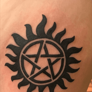 Supernatural tattoo by Bronwin Ironside at Deuce Tattoos
