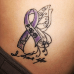 Got this to honor my "Paw" who passed away from pancreatic cancer when I was 6. He was my favorite person when i was little. I drew the butterfly and thats his handwriting down on the bottom! #butterfly #cancer #grandpa 