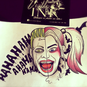 Had some fun making this design for a customer #Joker #Tattoo #Tattoodrawing #Design 