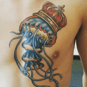 King jelly 👌💪 #jellyfish #crown #king #ocean #life 