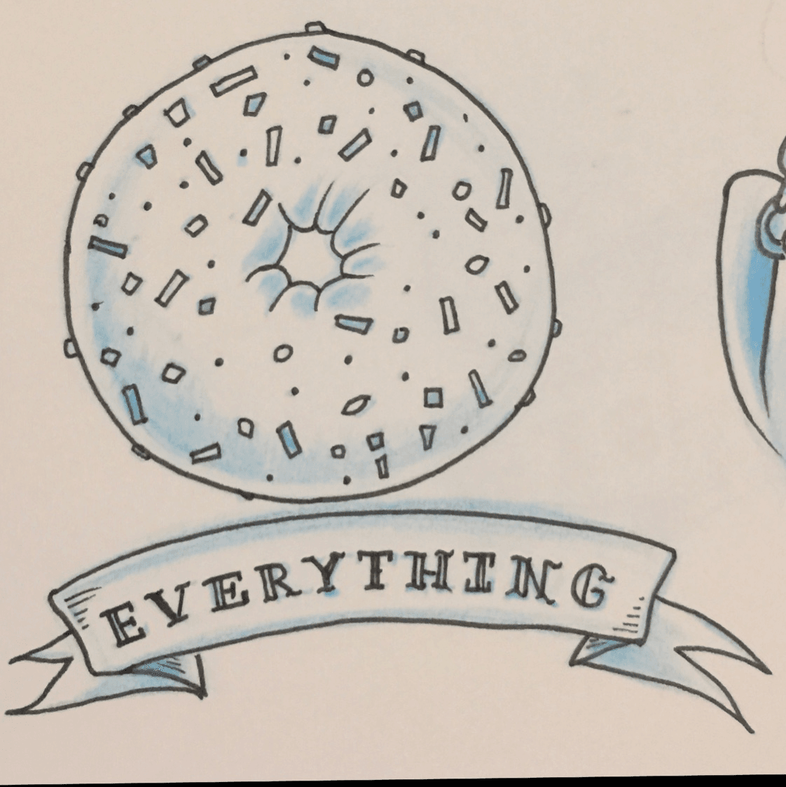 Everything Bagels by GoodPostage on Etsy  Everything bagel Food drawing  Yummy food