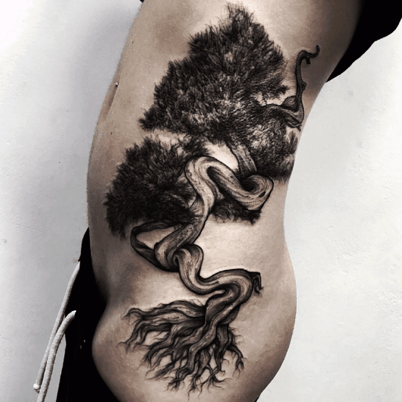 Tattoo uploaded by General  Twisted tree  Tattoodo