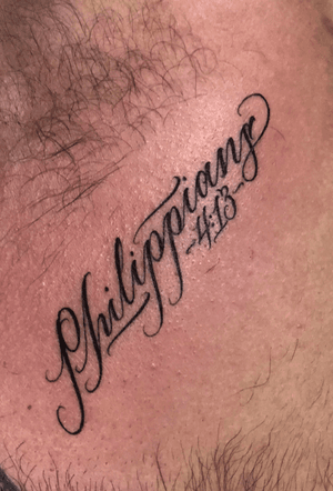 Philippians 4:13 #script #scripttattoos #philippians