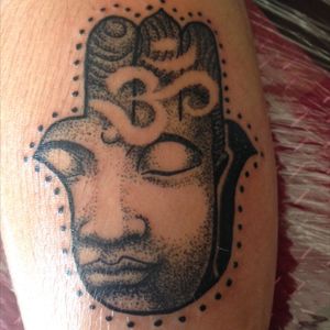 Tattoo uploaded by Freethis Tattoo • #buddha #ohm #dotwork #hamsa • Tattoodo Tattoo uploaded by Freethis Tattoo • #buddha #ohm #dotwork #hamsa • Tattoodo