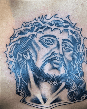 Tradional style jesus 😆🙌🏽🤙🏽 #tattoosbyjoeyp