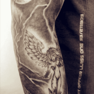 #tattoo #arm #lightning #WildSpiritTattoo 