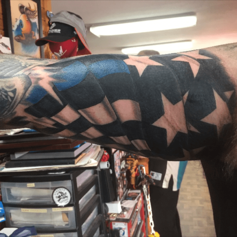 Some recent American flag pieces  Sammies Tattoo Studio  Facebook