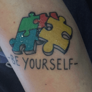 My first tattoo My YouTube ADHD and autism tattoo 