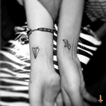 Nº196-197 Cousins & Friends #tattoo #ink #littletattoo #paper #origami #airplane #bote #matchingtattoos #bylazlodasilva