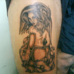 Full custom one of a kind pin up drawn by an inmate on death row san quentin #dreamtTattoo