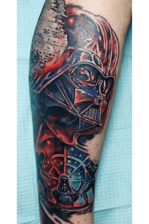 Custom #starwars #darth #darthvader #vader #sithlord #skywalker tattoo by Sean Ambrose at Arrows and Embers Custom Tattoo. Thanks for looking! #tattoooftheday 