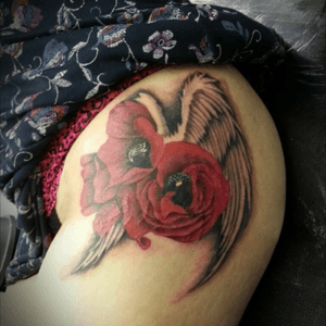 My left hip tattoo ❤️