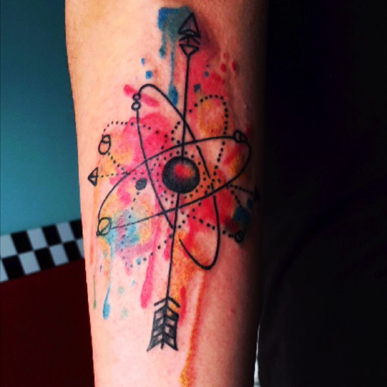 Tattoo uploaded by Daniela Alfonso • Ecuación de Dirac tattoo. • Tattoodo