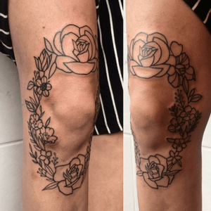 • Garland in my life 🌸🌺• Work in progress , next session colour . Tattoo by Barbaranobody London 💕 #tattoo #tattoos #tat #ink #inked #tattooed #tattoist #art #design #sleevetattoo #handtattoo #photooftheday #tatted #bodyart #tatts #tats #amazingink #tattedup #inkedup