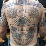 Done project traditional full back tattoo by Ajarn Tom(www.bt-tattoo.com) #bttattoo #thailandtattoo #thaitattoo #thaibamboo #bangkoktattoo #bambootattoo #traditionaltattoo #sakyant #sakyanttattoo #thailand #bangkok