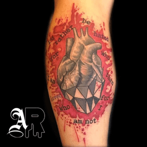 Ashely Racana geolistic piece, done today at Tattoo Passion In Thonon, France 
