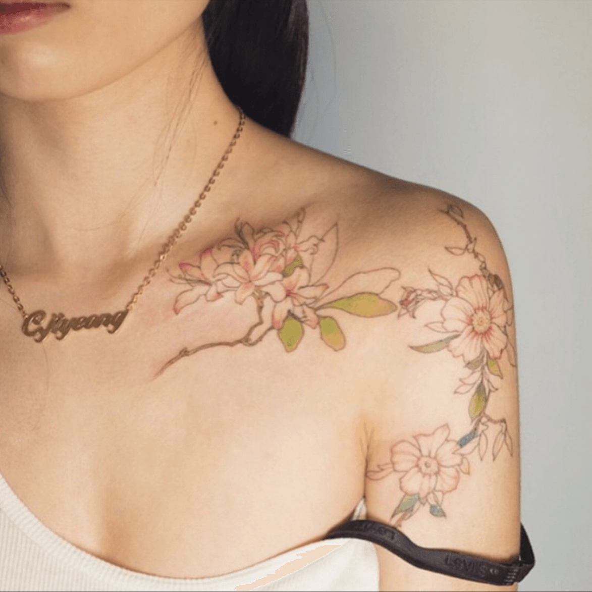 65 Amazing Collarbone Tattoos Designs Aftercare  Tattoo Me Now
