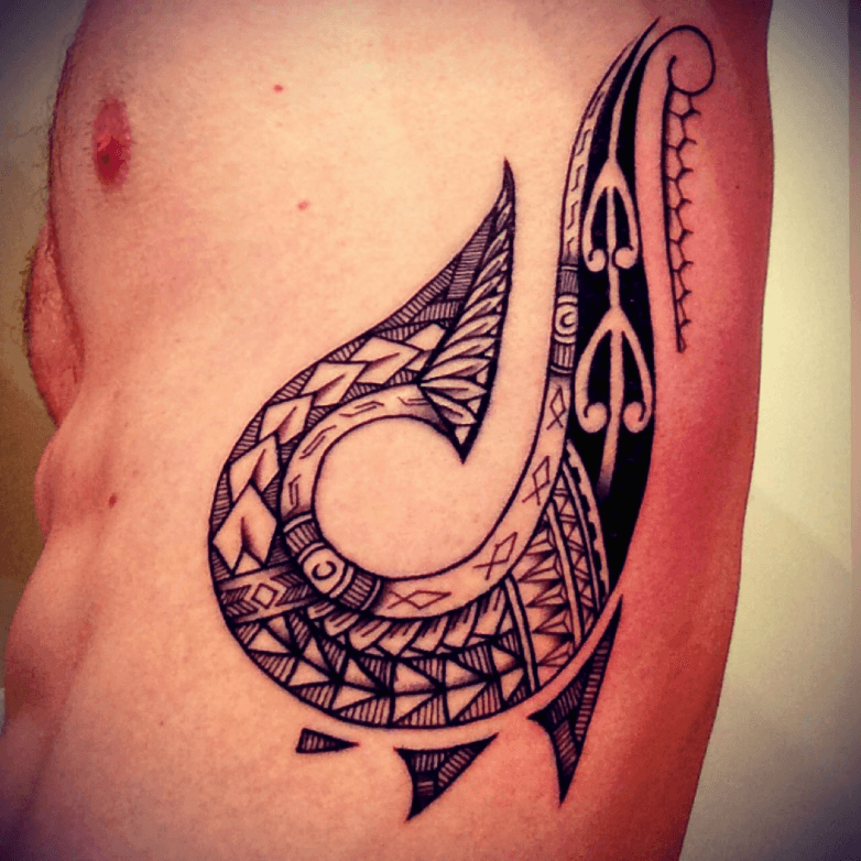 Tattoo uploaded by Matt Flick • My #maori hei matau tattoo done at Hold  Fast Tattoos in Dallas, TX • Tattoodo