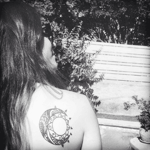 #tattoo #sunandmoon #bye #tumblr 