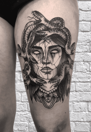 20+ Black Medusa Tattoo