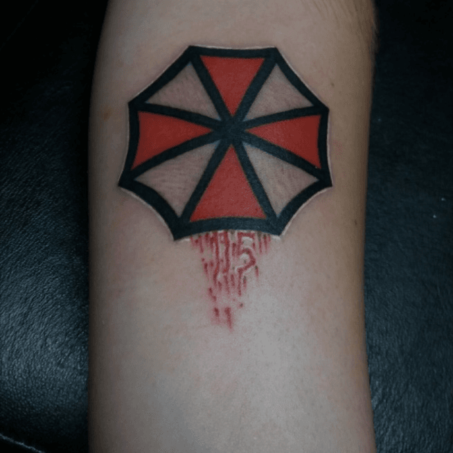 Umbrella Corp Logo tattoo