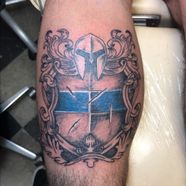 Thin Blue Line Tattoo Ideas Photos