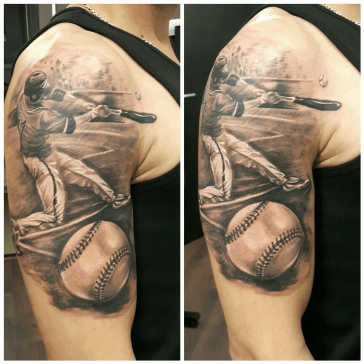 Baseball Tattoo  Baseball tattoos, Tattoos for guys, Sleeve tattoos
