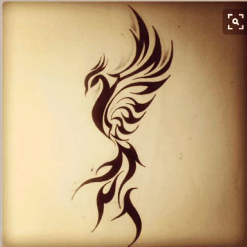 #phoenix love this design, think it will look great on the back of my leg. 