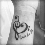 Music, mental health and life💋 #important #letthingsgo #cestlavie #firstattoo #semicolon #music #life 