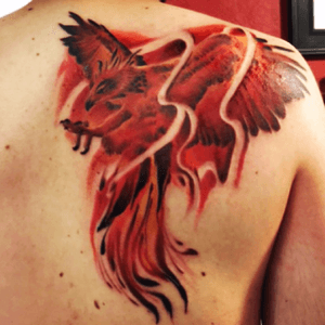 My Phoenix tattoo. 4 hour session and it came out awesome. #Phoenix #TucsonAZ