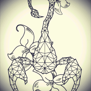 A brand new order and will tattoo it sunday ! My customer cried seeing it 😁 #scorpion #flowers #geometrictattoo #geometry #morydesign #foottattoo 
