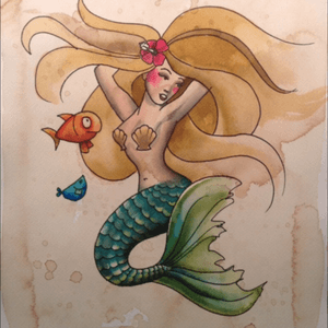 #mermaid #neotraditional #coffeestains 