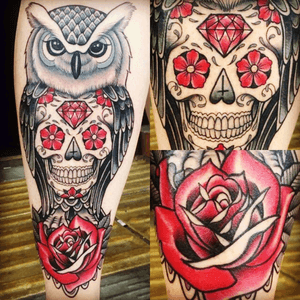 My owl and skull