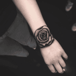 This is in the perfect spot! #rose #flower #wrist #hand #armband 