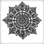 Compass mandala freehand sketch #mandala #symmetry #freehand #ink #pen #flower #buddhist #mandalasketch #sketch #compass
