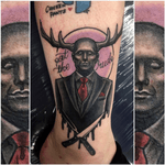 Hannibal cover-up piece for Sharna, so much fun 💜 #hannibal #coverup #tattoocoverup 