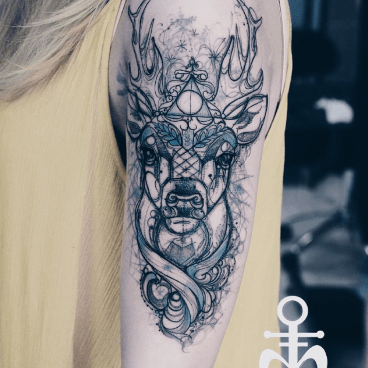 stag patronus tattoo