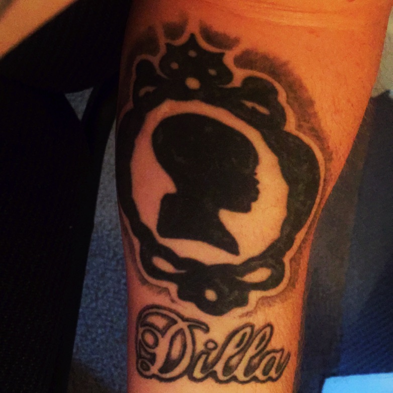 J Dilla Tattoo Dopeness Crewneck Sweatshirt