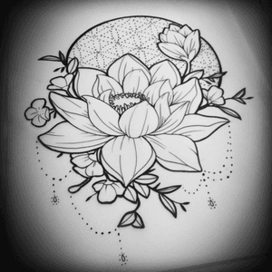 I would love to get this tatto with pink blue and purple in water color. #megandreamtattoo 