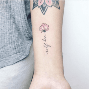 Beautiful and delicate work by @nothingwildtattoo