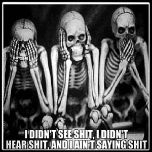 #skeleton #skeletons #see #hear #speak #shit #welove 