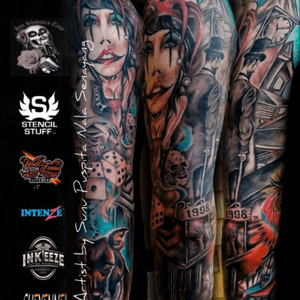 #tattoo#tattooartist#tattooart#Tattoodo#tattoolife#fullcolor#fullsleevetattoo#professional#darkartists#artwork 