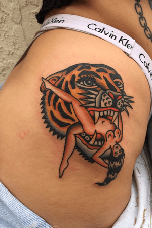 #traditional #tiger #pinup 