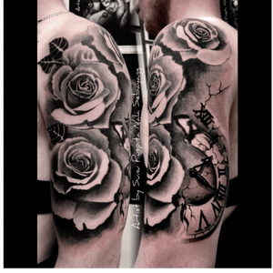 #tattoo#dreamtattoo#tattooartist#Tattoodo#blackandgreytattoo#rosetattoo#tattooer#tattoolover 